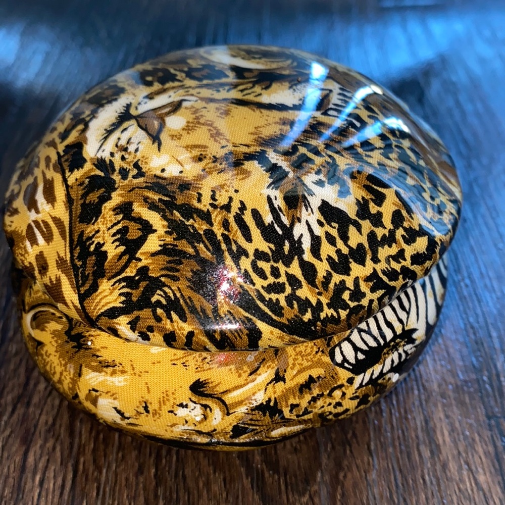Safari Animal print covered dish *